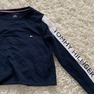 Tommy Hilfiger cropped long sleeve top